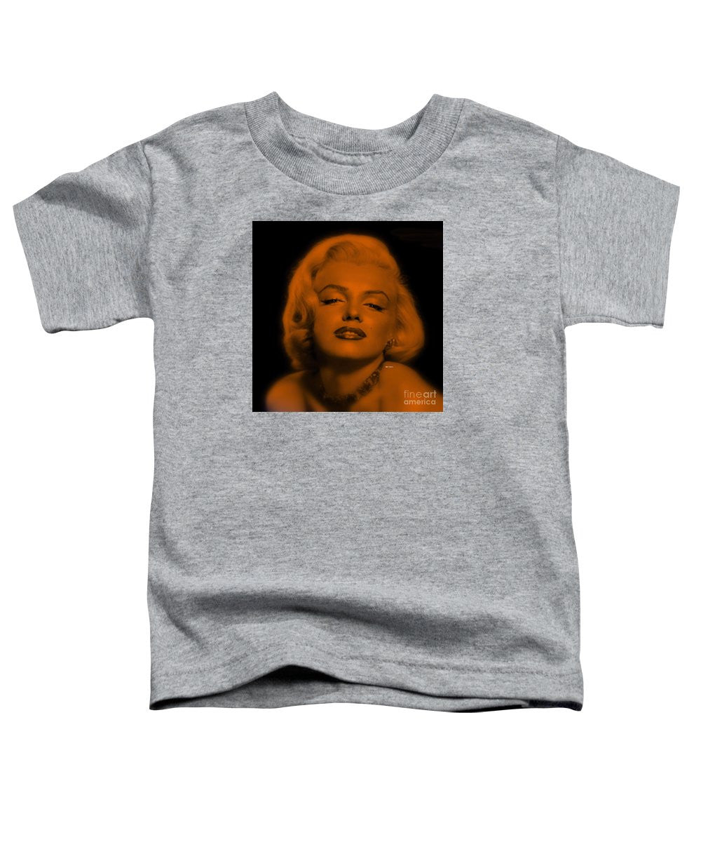 T-shirt pour tout-petits - Marilyn Monroe en blond cuivré. Pop Art