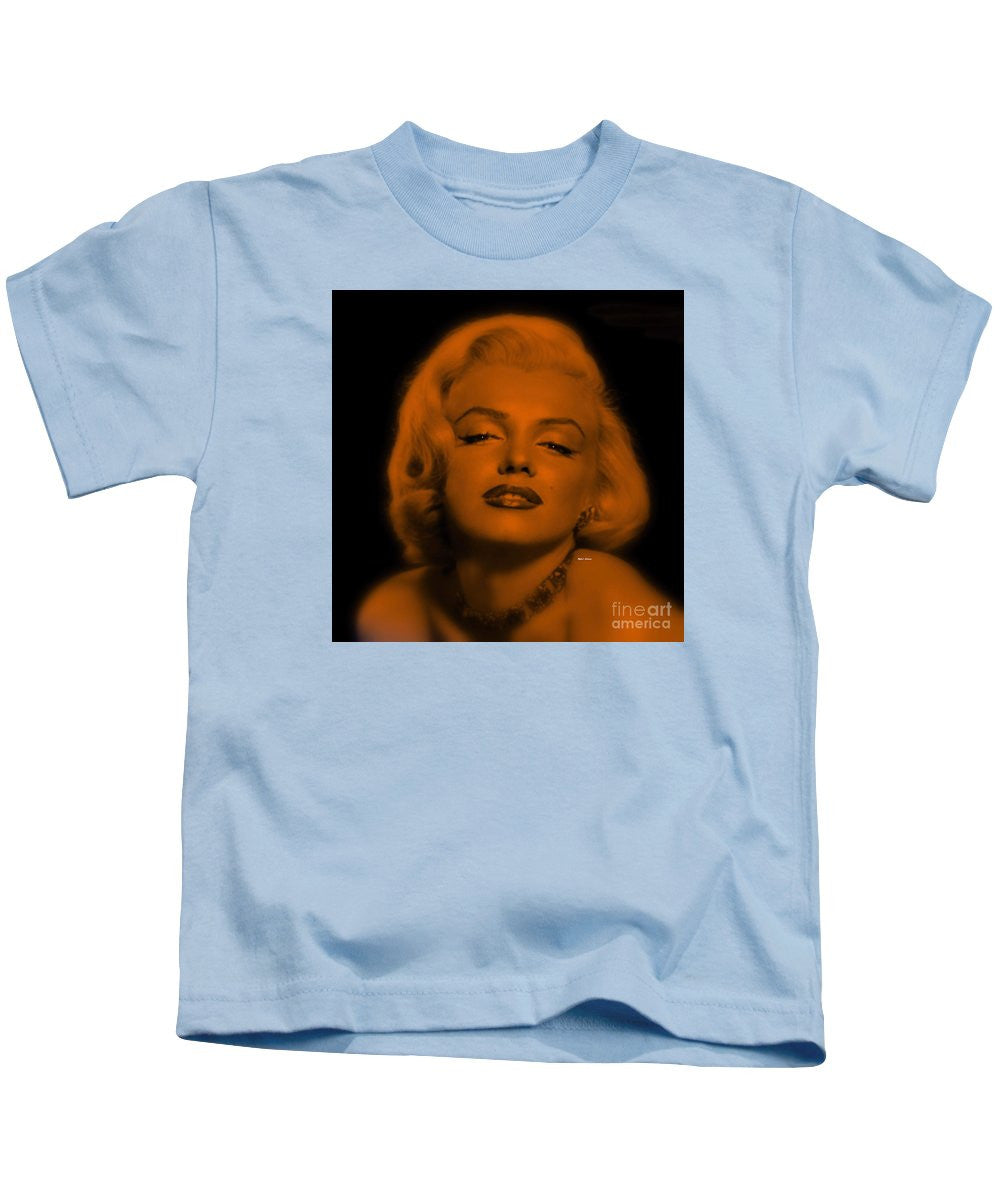 T-shirt pour enfant - Marilyn Monroe en blond cuivré. Pop Art