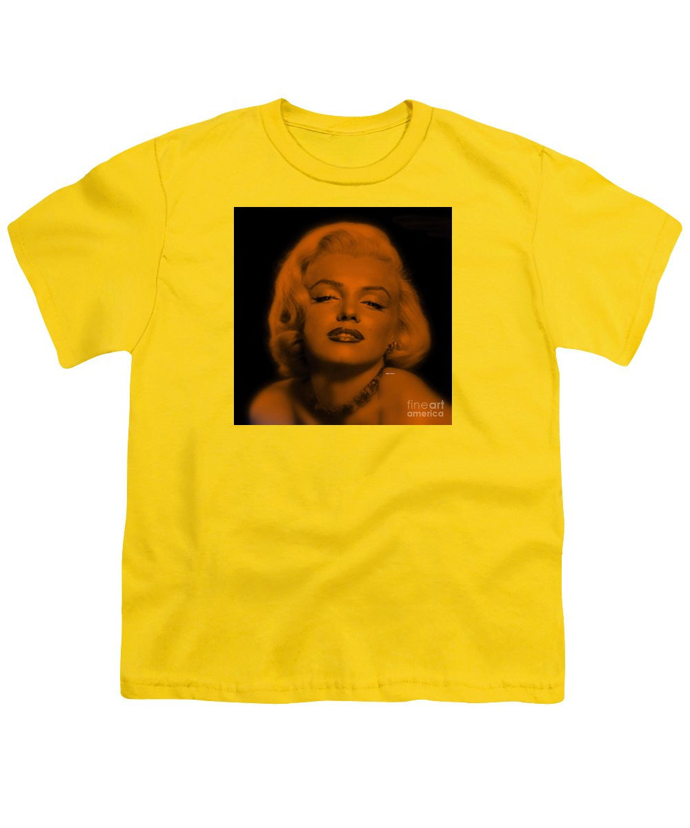 Youth T-Shirt - Marilyn Monroe In Copper Blonde. Pop Art