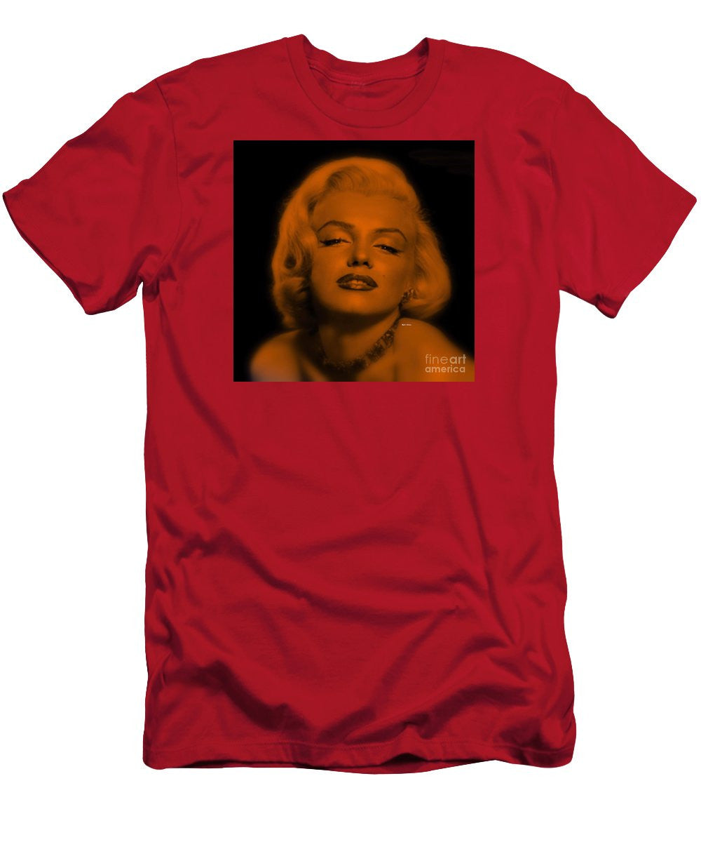 Men's T-Shirt (Slim Fit) - Marilyn Monroe In Copper Blonde. Pop Art