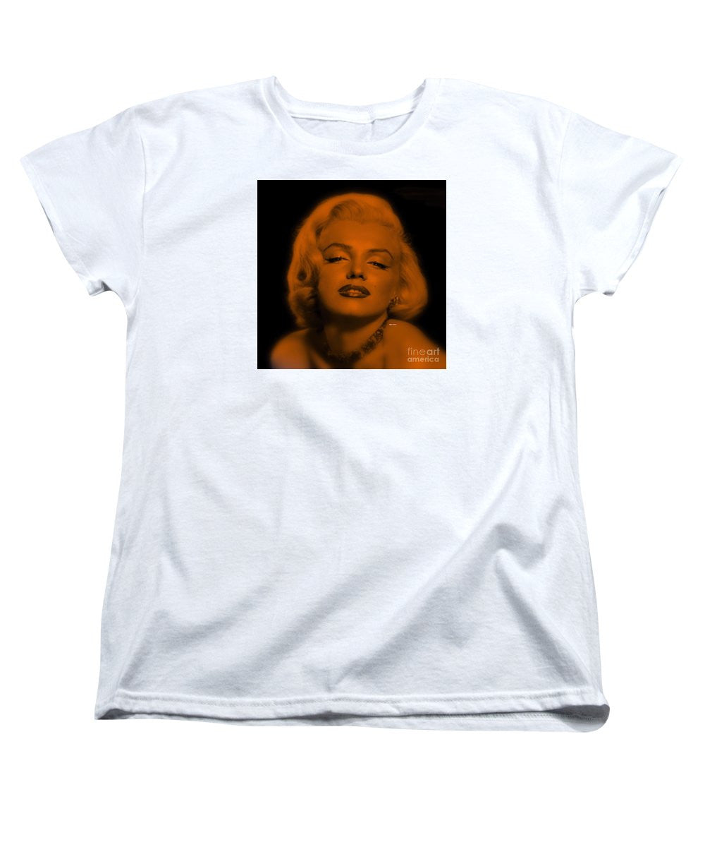 Women's T-Shirt (Standard Cut) - Marilyn Monroe In Copper Blonde. Pop Art