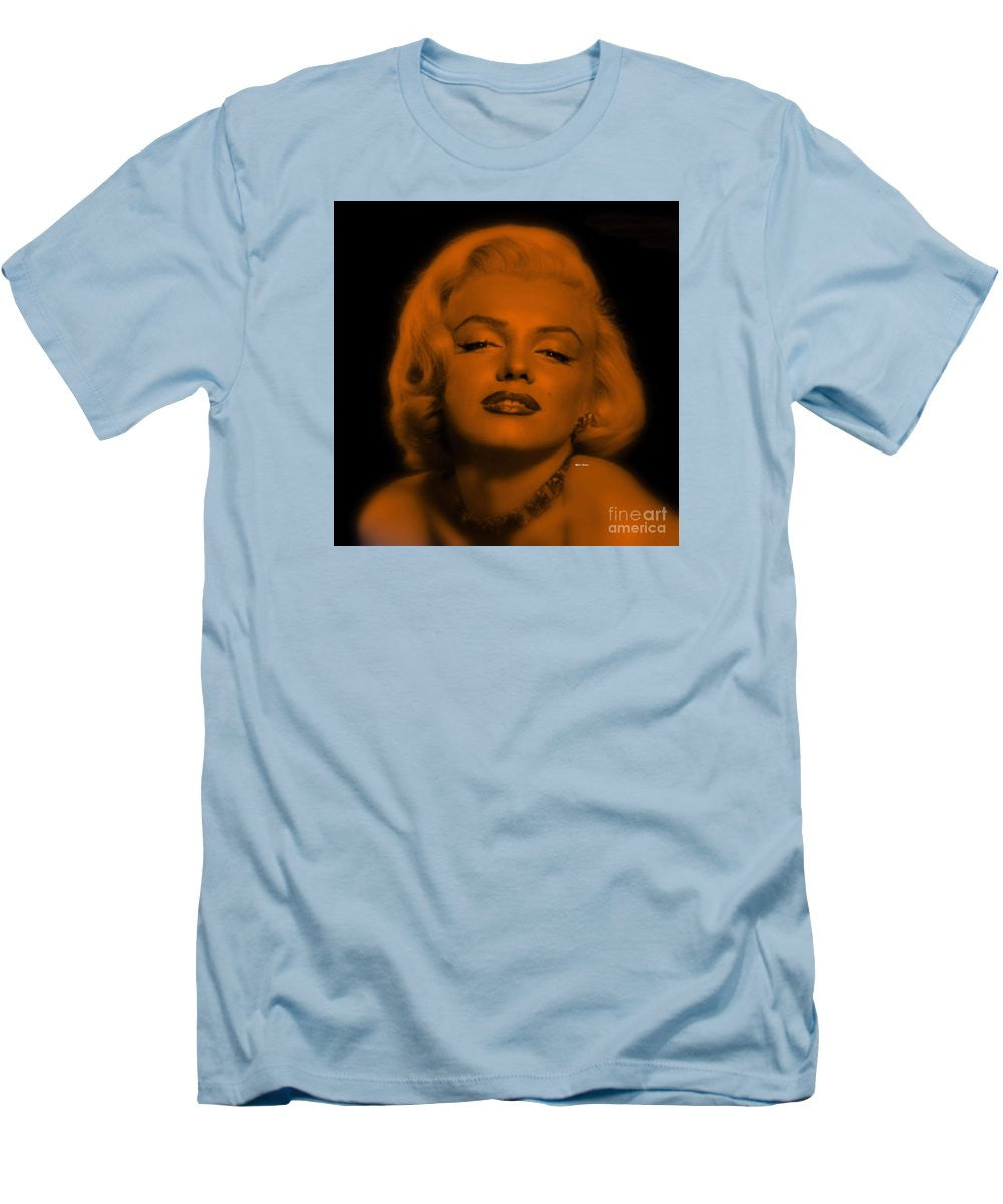 Men's T-Shirt (Slim Fit) - Marilyn Monroe In Copper Blonde. Pop Art