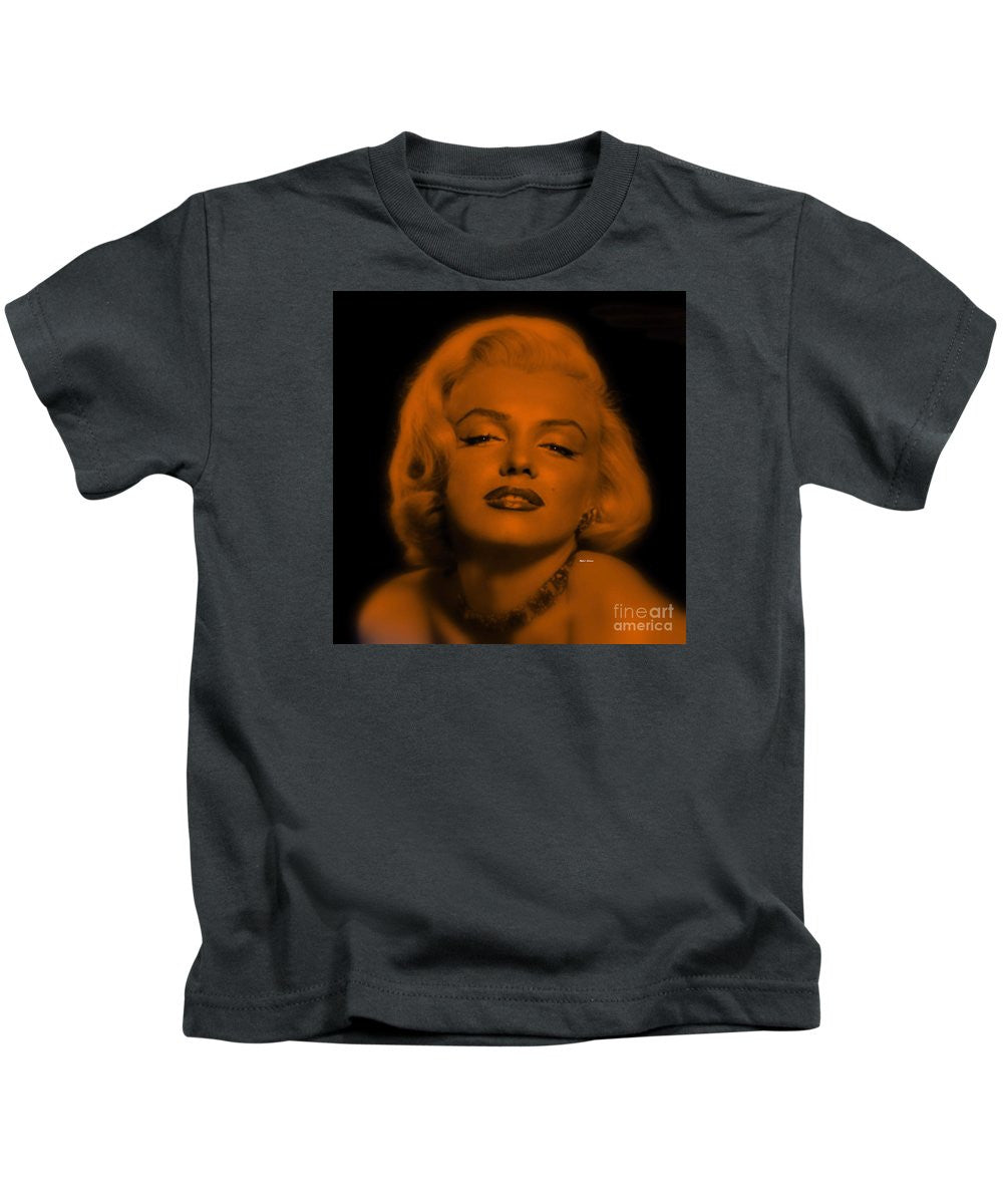 T-shirt pour enfant - Marilyn Monroe en blond cuivré. Pop Art