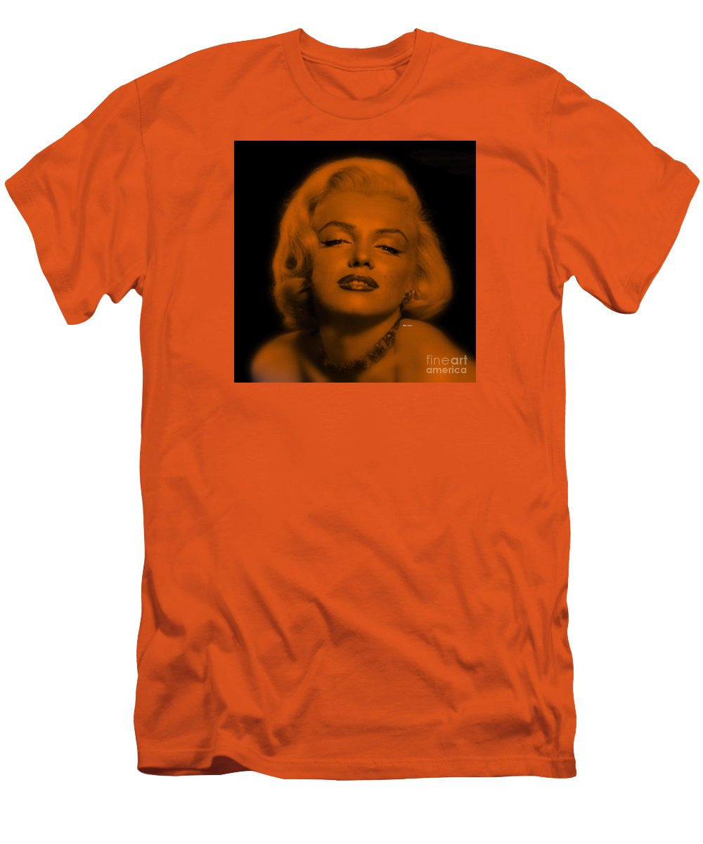 Men's T-Shirt (Slim Fit) - Marilyn Monroe In Copper Blonde. Pop Art