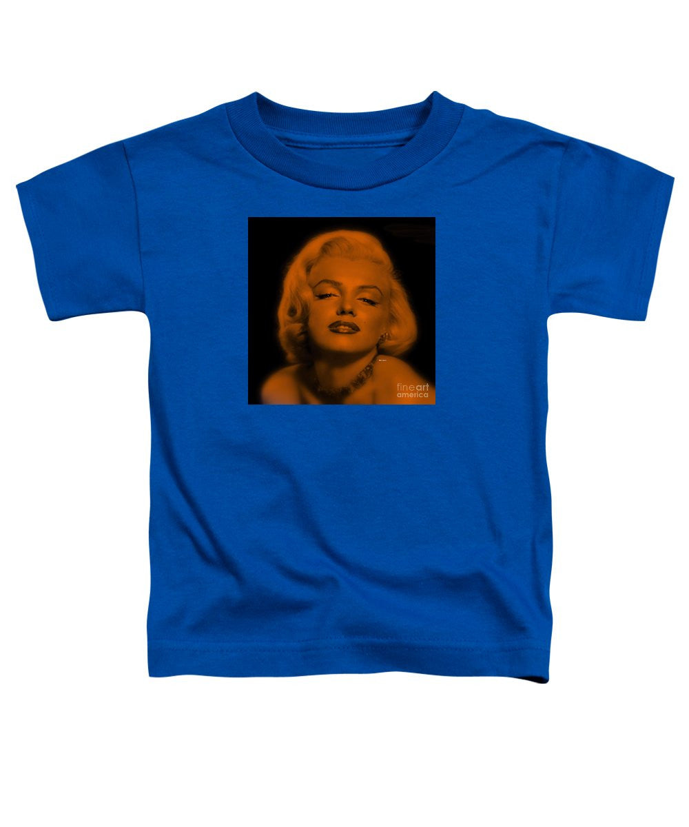 T-shirt pour tout-petits - Marilyn Monroe en blond cuivré. Pop Art