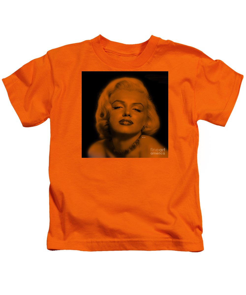 T-shirt pour enfant - Marilyn Monroe en blond cuivré. Pop Art