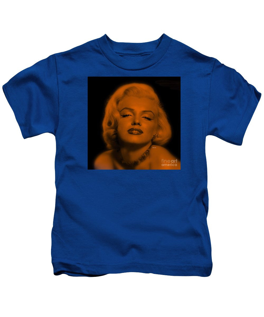 T-shirt pour enfant - Marilyn Monroe en blond cuivré. Pop Art