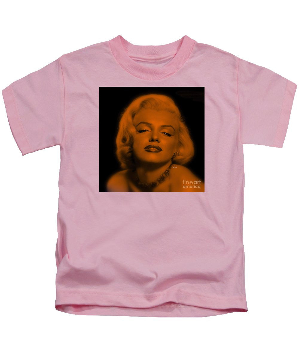 T-shirt pour enfant - Marilyn Monroe en blond cuivré. Pop Art