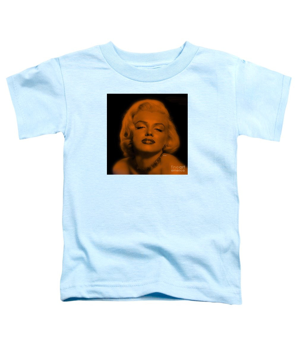 T-shirt pour tout-petits - Marilyn Monroe en blond cuivré. Pop Art