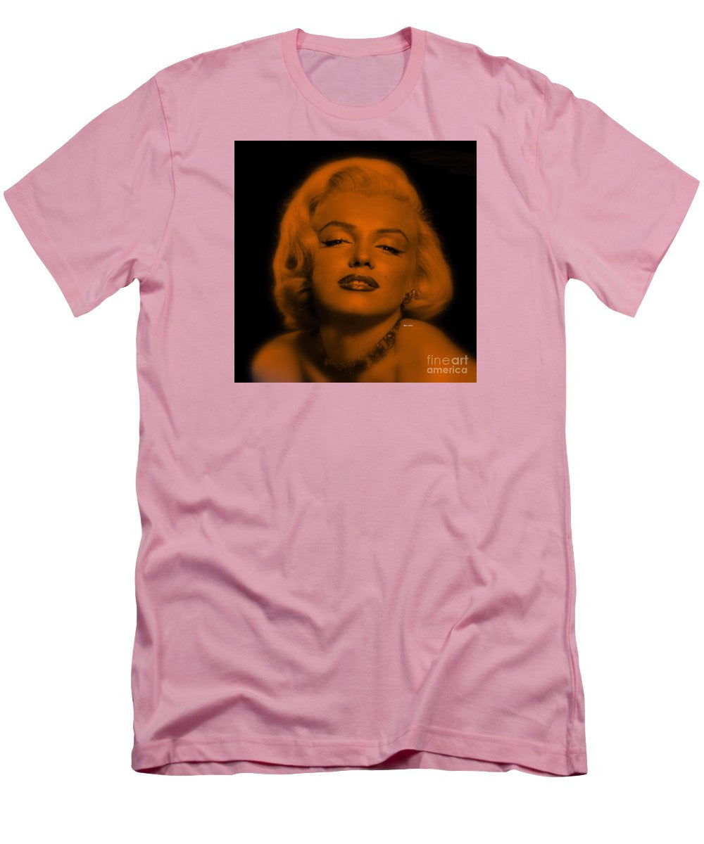 Men's T-Shirt (Slim Fit) - Marilyn Monroe In Copper Blonde. Pop Art