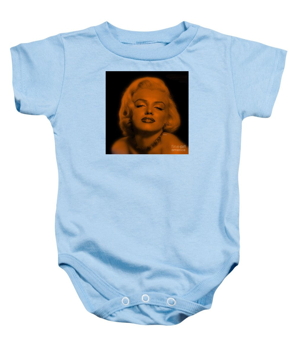 Baby Onesie - Marilyn Monroe In Copper Blonde. Pop Art