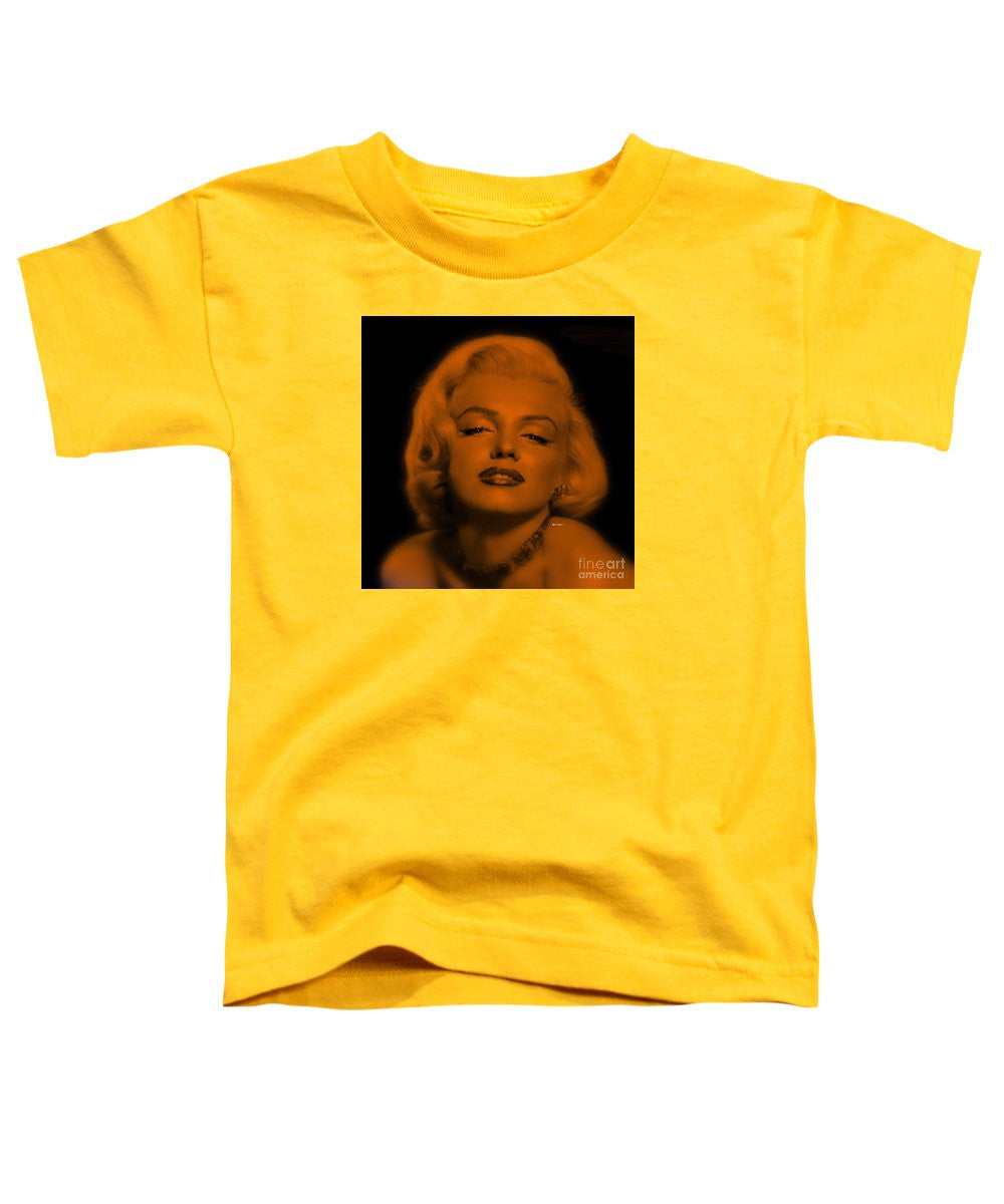 T-shirt pour tout-petits - Marilyn Monroe en blond cuivré. Pop Art