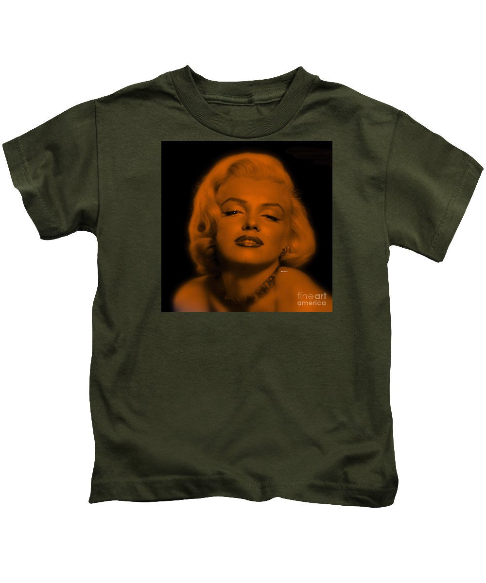 T-shirt pour enfant - Marilyn Monroe en blond cuivré. Pop Art