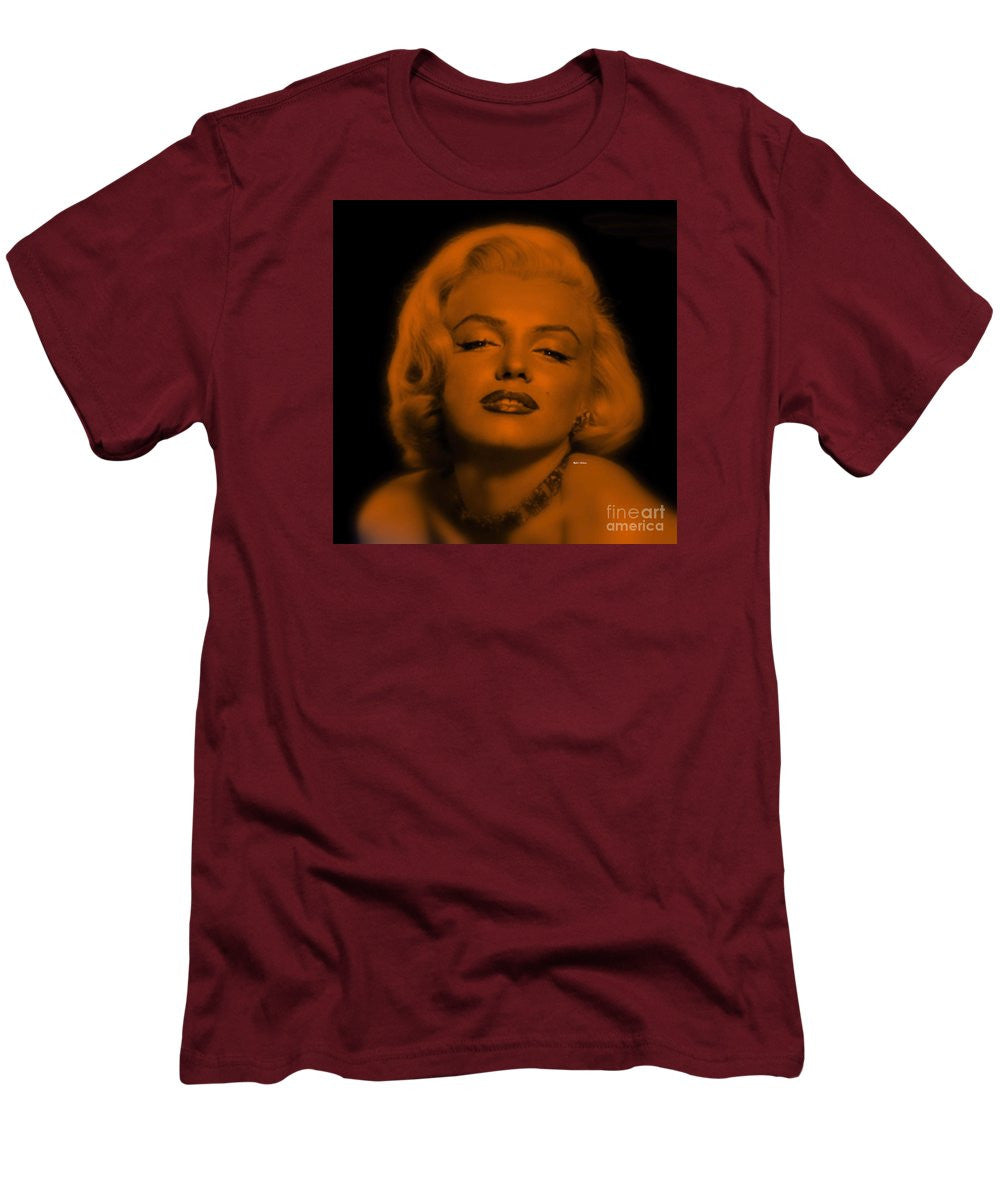 Men's T-Shirt (Slim Fit) - Marilyn Monroe In Copper Blonde. Pop Art