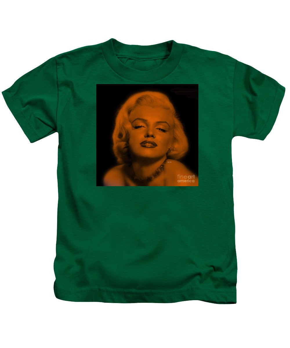 T-shirt pour enfant - Marilyn Monroe en blond cuivré. Pop Art