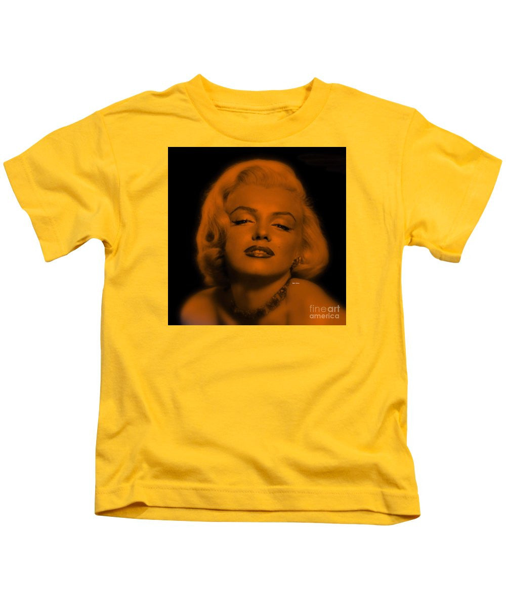 T-shirt pour enfant - Marilyn Monroe en blond cuivré. Pop Art