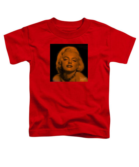 T-shirt pour tout-petits - Marilyn Monroe en blond cuivré. Pop Art