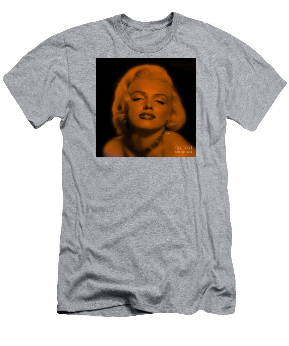 Men's T-Shirt (Slim Fit) - Marilyn Monroe In Copper Blonde. Pop Art