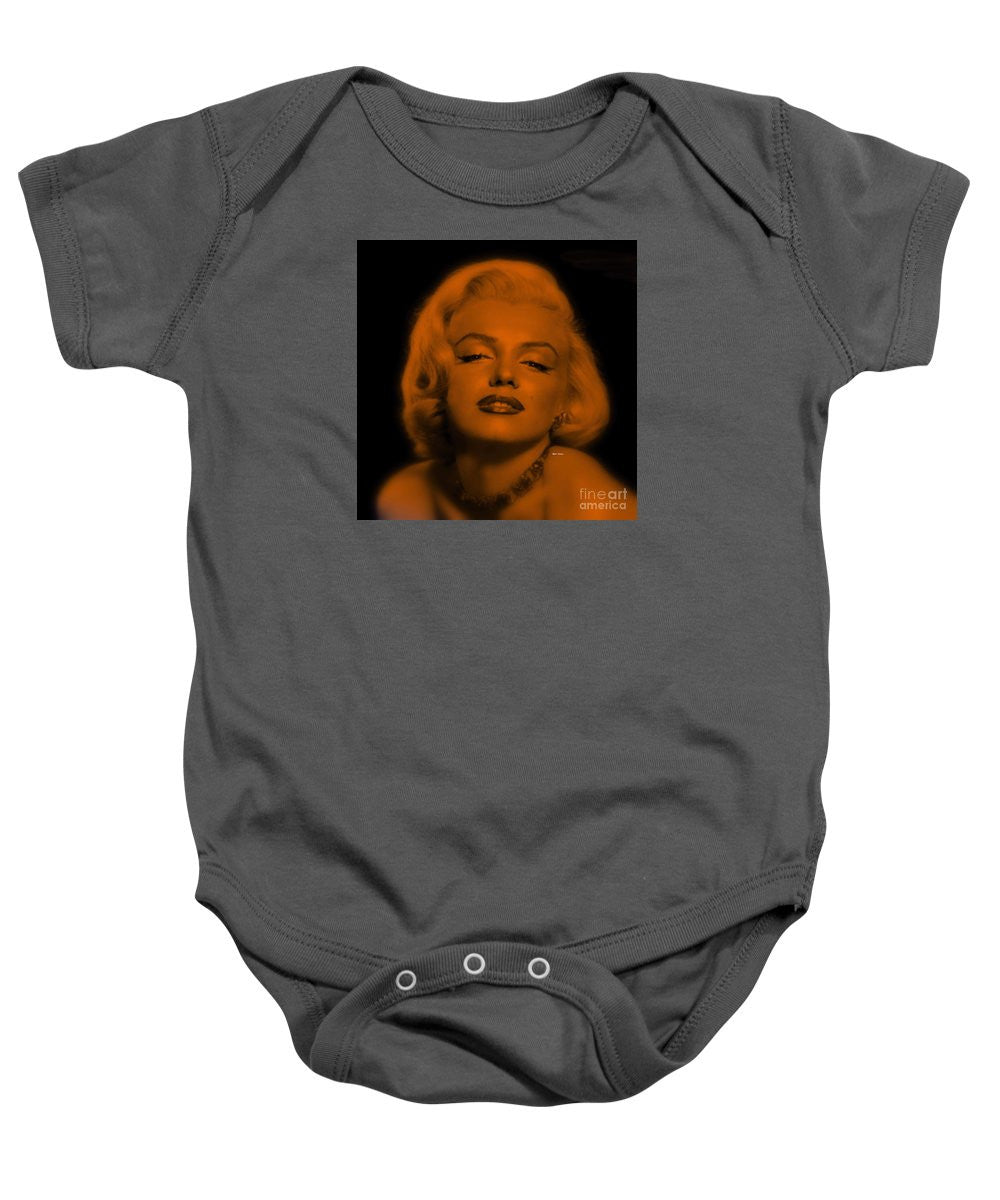 Baby Onesie - Marilyn Monroe In Copper Blonde. Pop Art