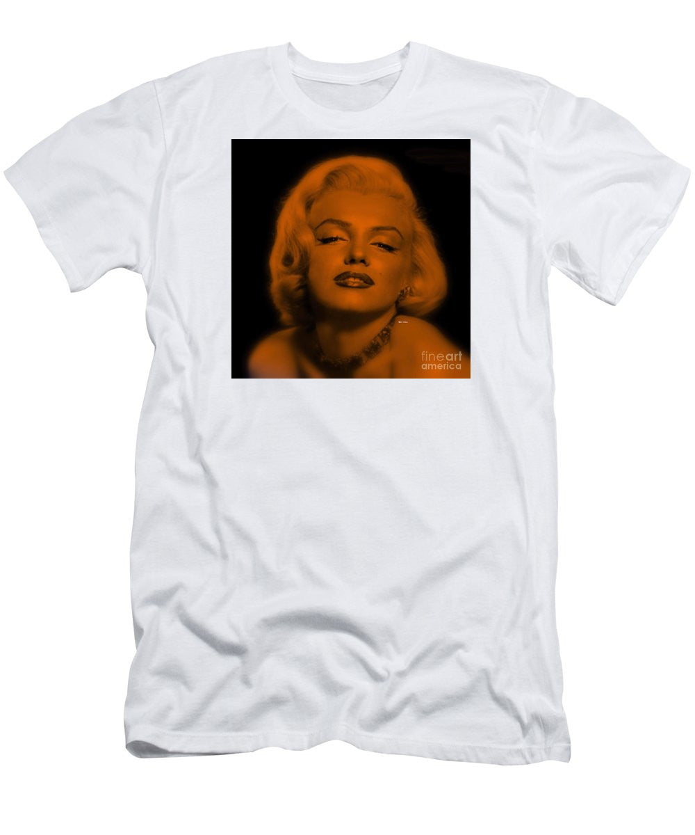 Men's T-Shirt (Slim Fit) - Marilyn Monroe In Copper Blonde. Pop Art