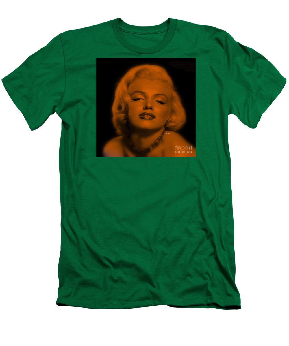 Men's T-Shirt (Slim Fit) - Marilyn Monroe In Copper Blonde. Pop Art