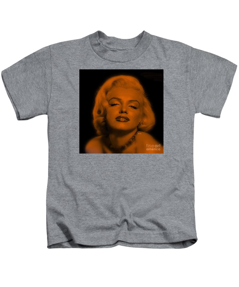 T-shirt pour enfant - Marilyn Monroe en blond cuivré. Pop Art