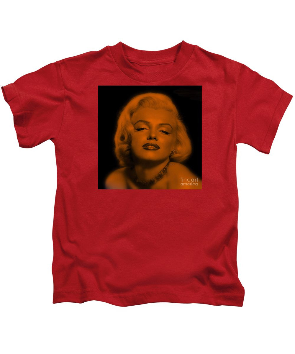 T-shirt pour enfant - Marilyn Monroe en blond cuivré. Pop Art