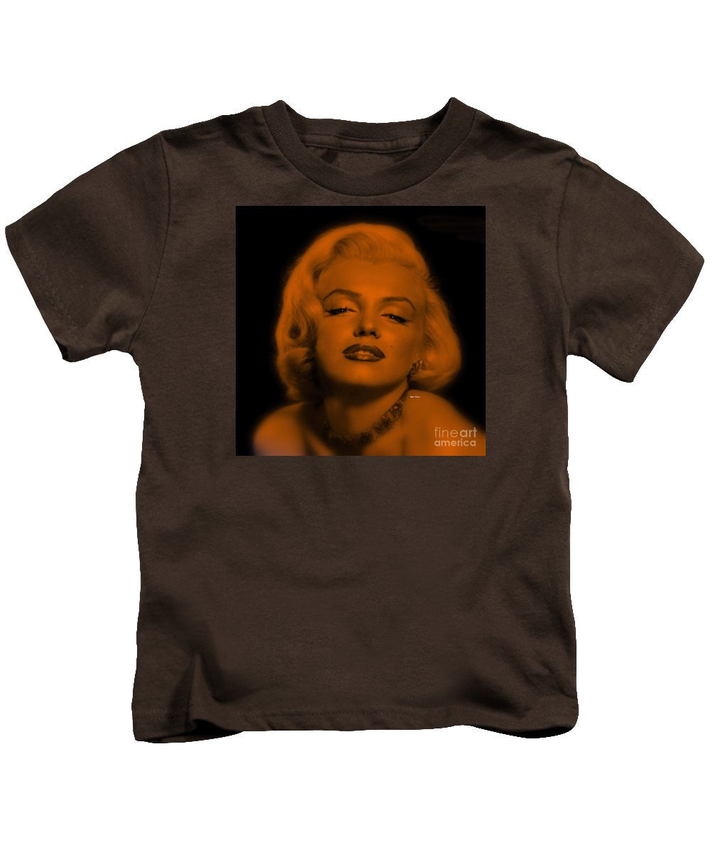 T-shirt pour enfant - Marilyn Monroe en blond cuivré. Pop Art