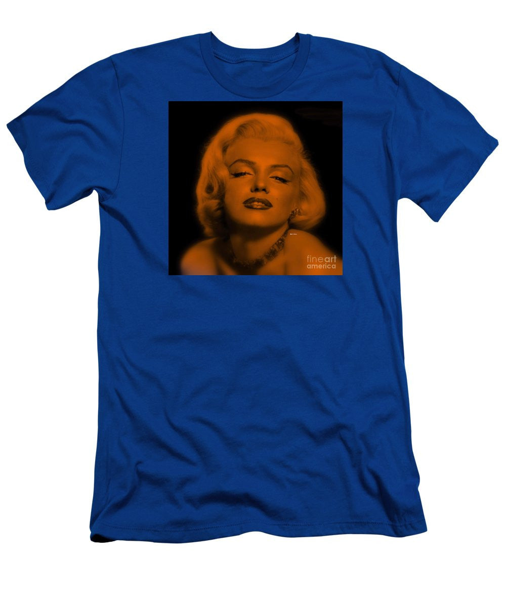 Men's T-Shirt (Slim Fit) - Marilyn Monroe In Copper Blonde. Pop Art