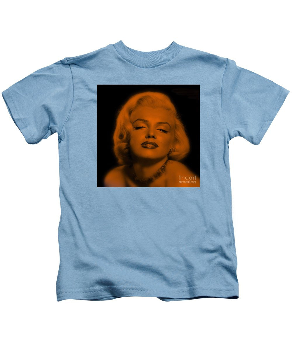 T-shirt pour enfant - Marilyn Monroe en blond cuivré. Pop Art