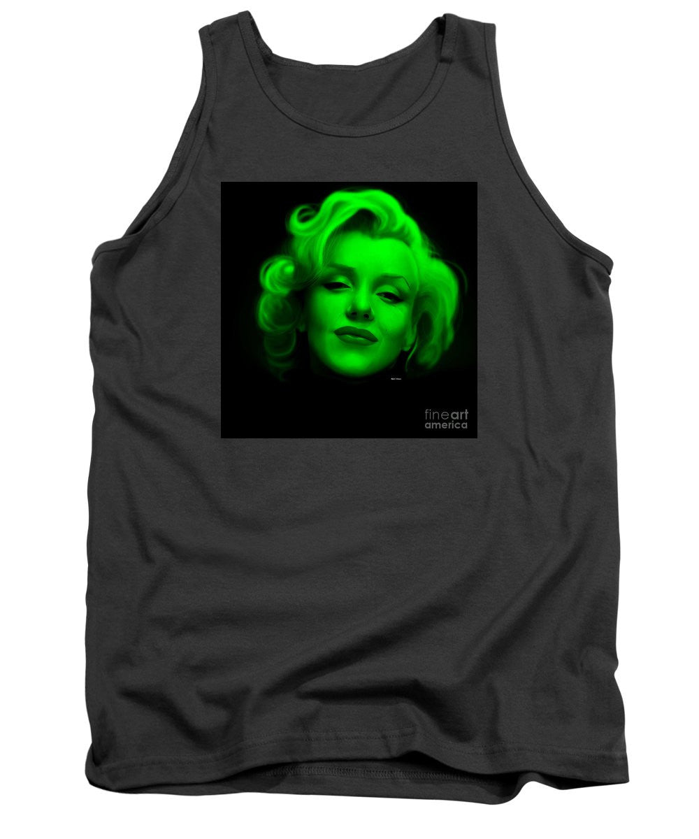 Débardeur - Marilyn Monroe en vert. Pop Art