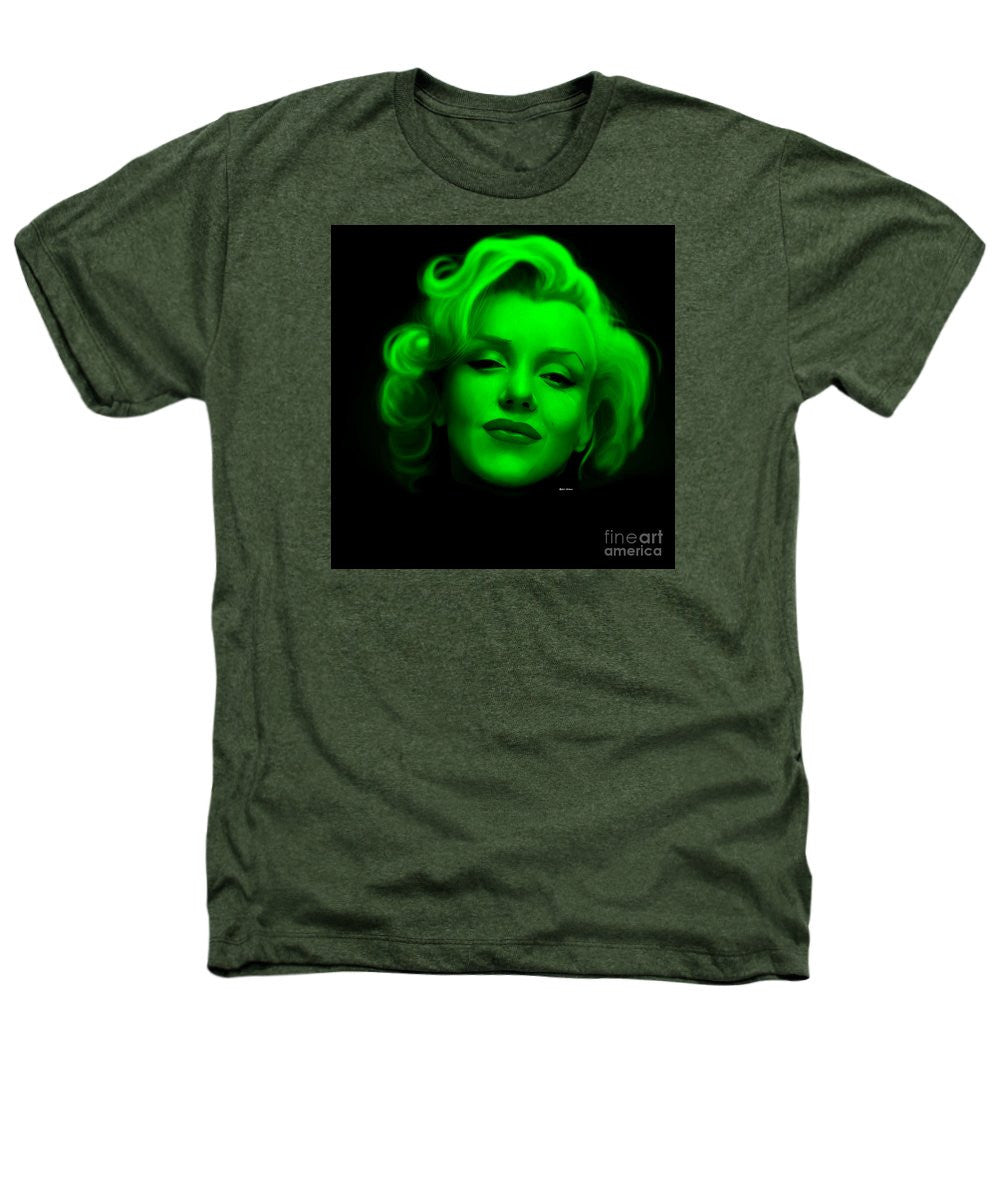 Heathers T-Shirt - Marilyn Monroe In Green. Pop Art