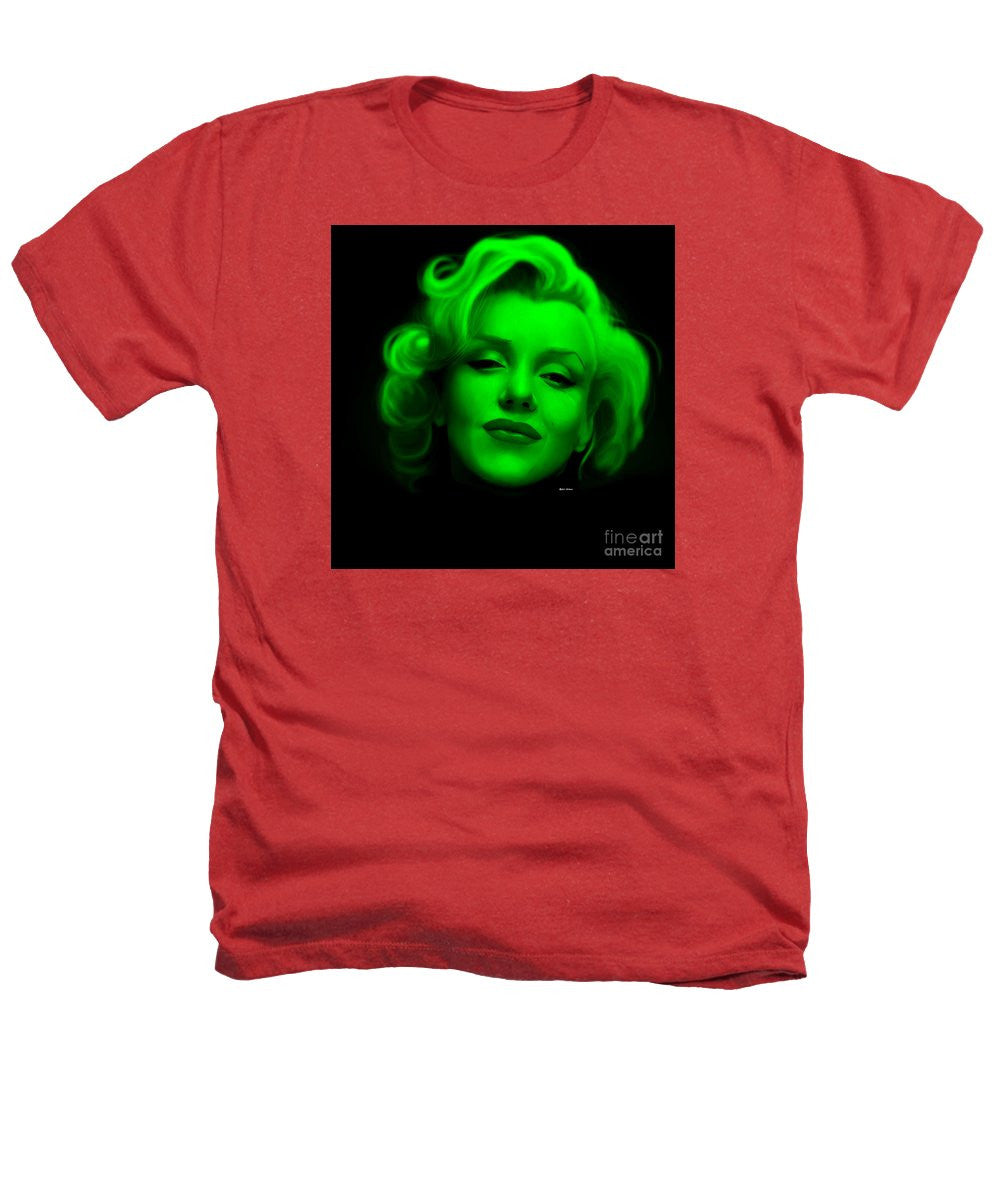 Heathers T-Shirt - Marilyn Monroe In Green. Pop Art