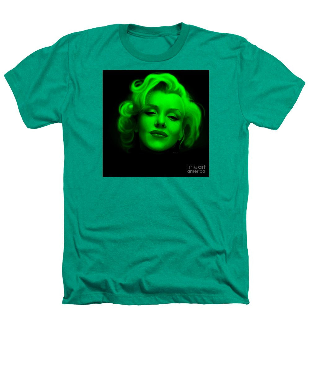 Heathers T-Shirt - Marilyn Monroe In Green. Pop Art