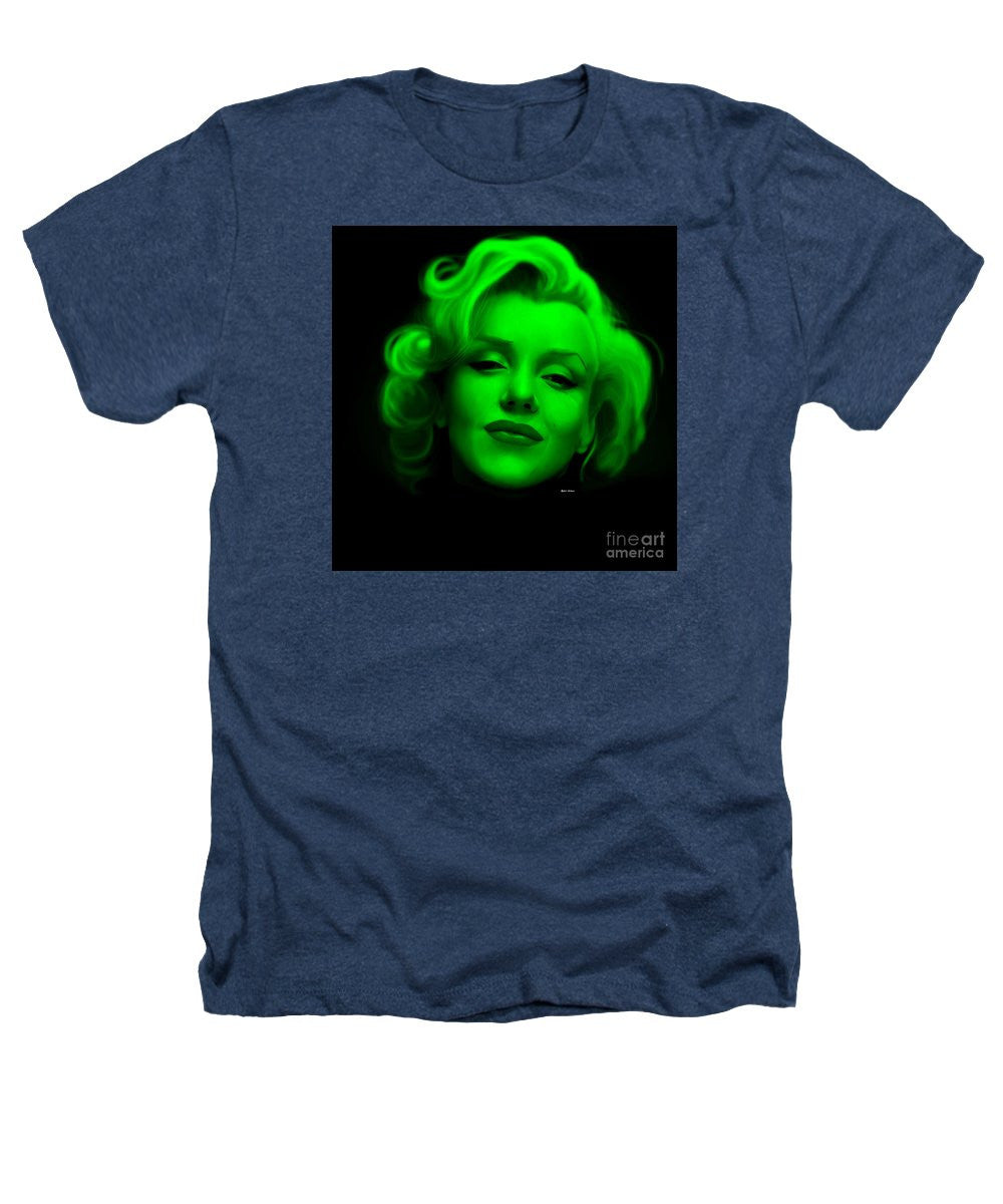 Heathers T-Shirt - Marilyn Monroe In Green. Pop Art