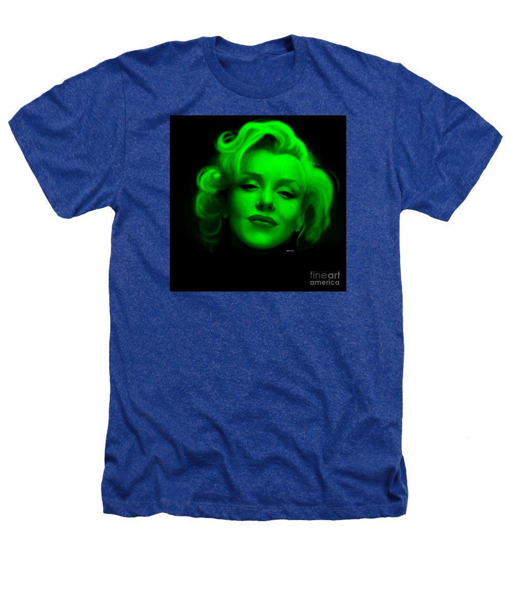 Heathers T-Shirt - Marilyn Monroe In Green. Pop Art