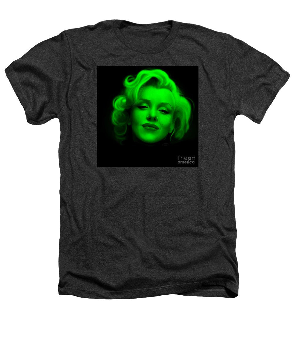 Heathers T-Shirt - Marilyn Monroe In Green. Pop Art