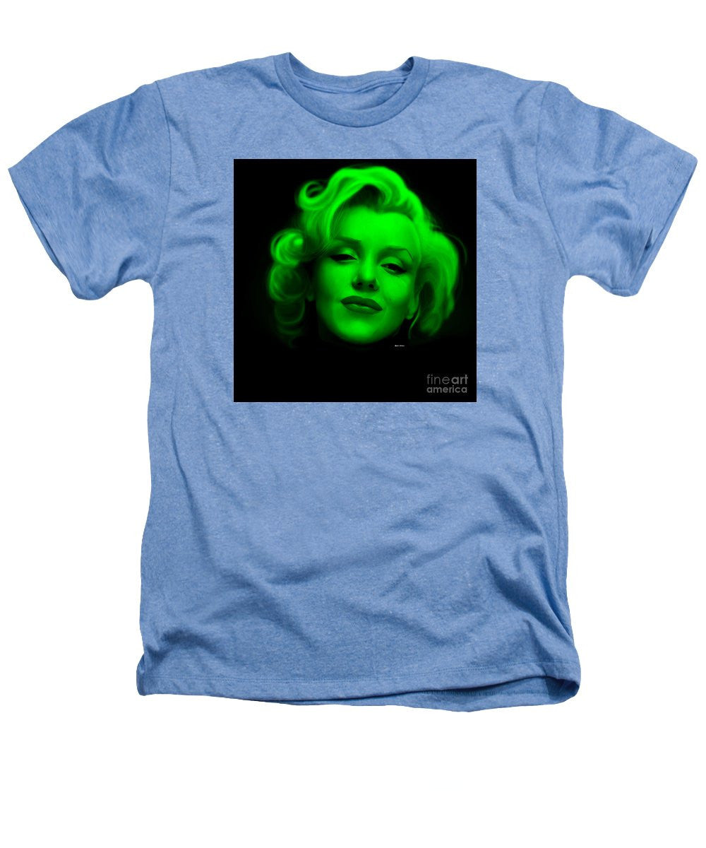 Heathers T-Shirt - Marilyn Monroe In Green. Pop Art