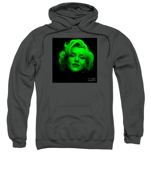 Sweat-shirt - Marilyn Monroe en vert. Pop Art