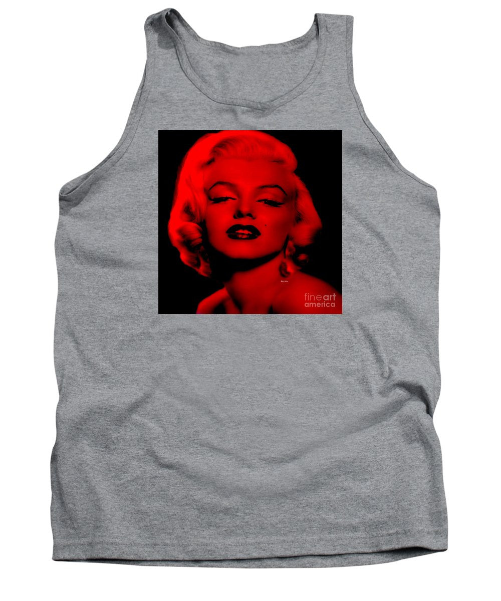 Tank Top - Marilyn Monroe In Red. Pop Art