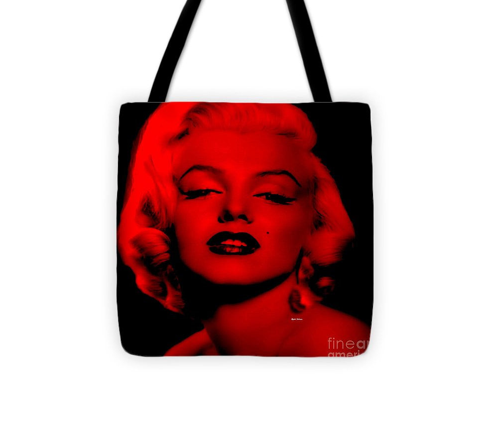 Tote Bag - Marilyn Monroe In Red. Pop Art