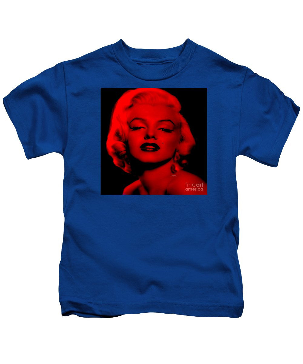 T-shirt pour enfant - Marilyn Monroe en rouge. Pop Art