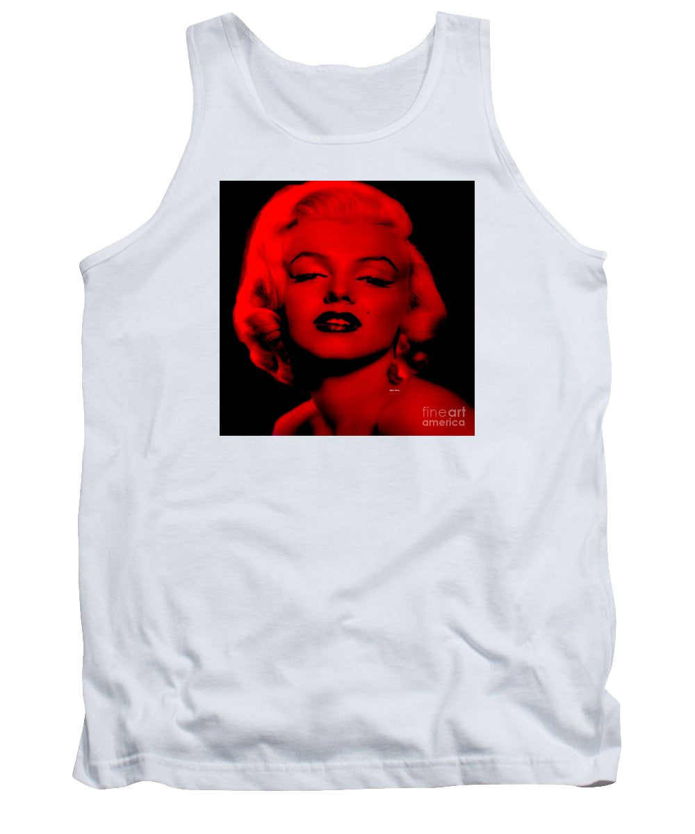 Tank Top - Marilyn Monroe In Red. Pop Art