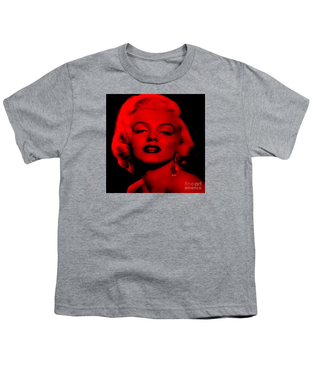 Youth T-Shirt - Marilyn Monroe In Red. Pop Art