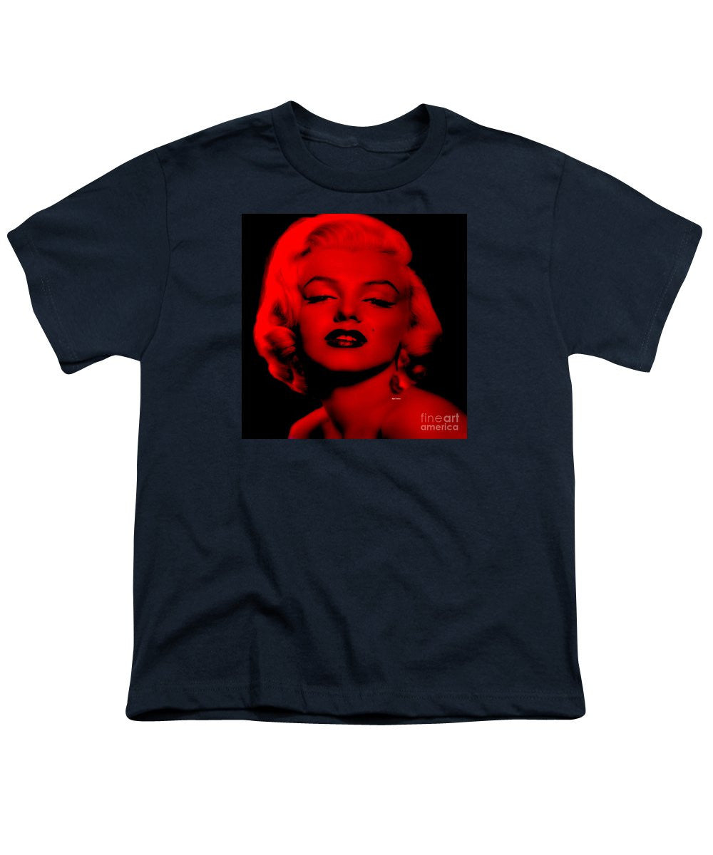 Youth T-Shirt - Marilyn Monroe In Red. Pop Art