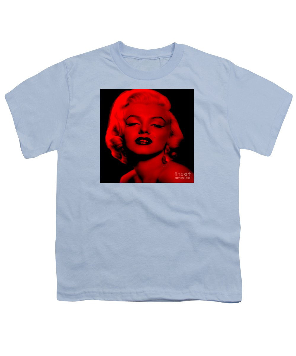 Youth T-Shirt - Marilyn Monroe In Red. Pop Art