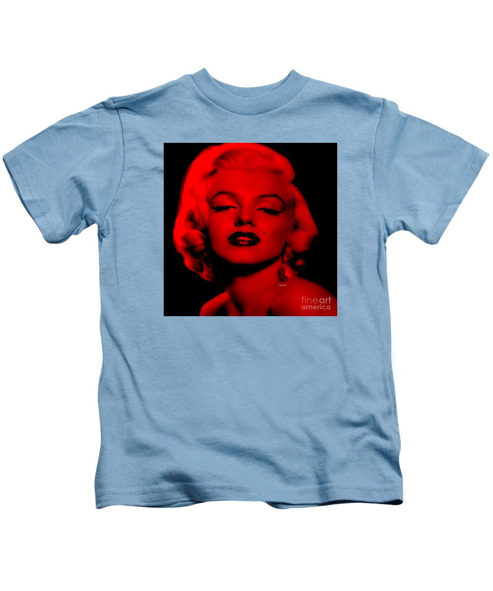 T-shirt pour enfant - Marilyn Monroe en rouge. Pop Art