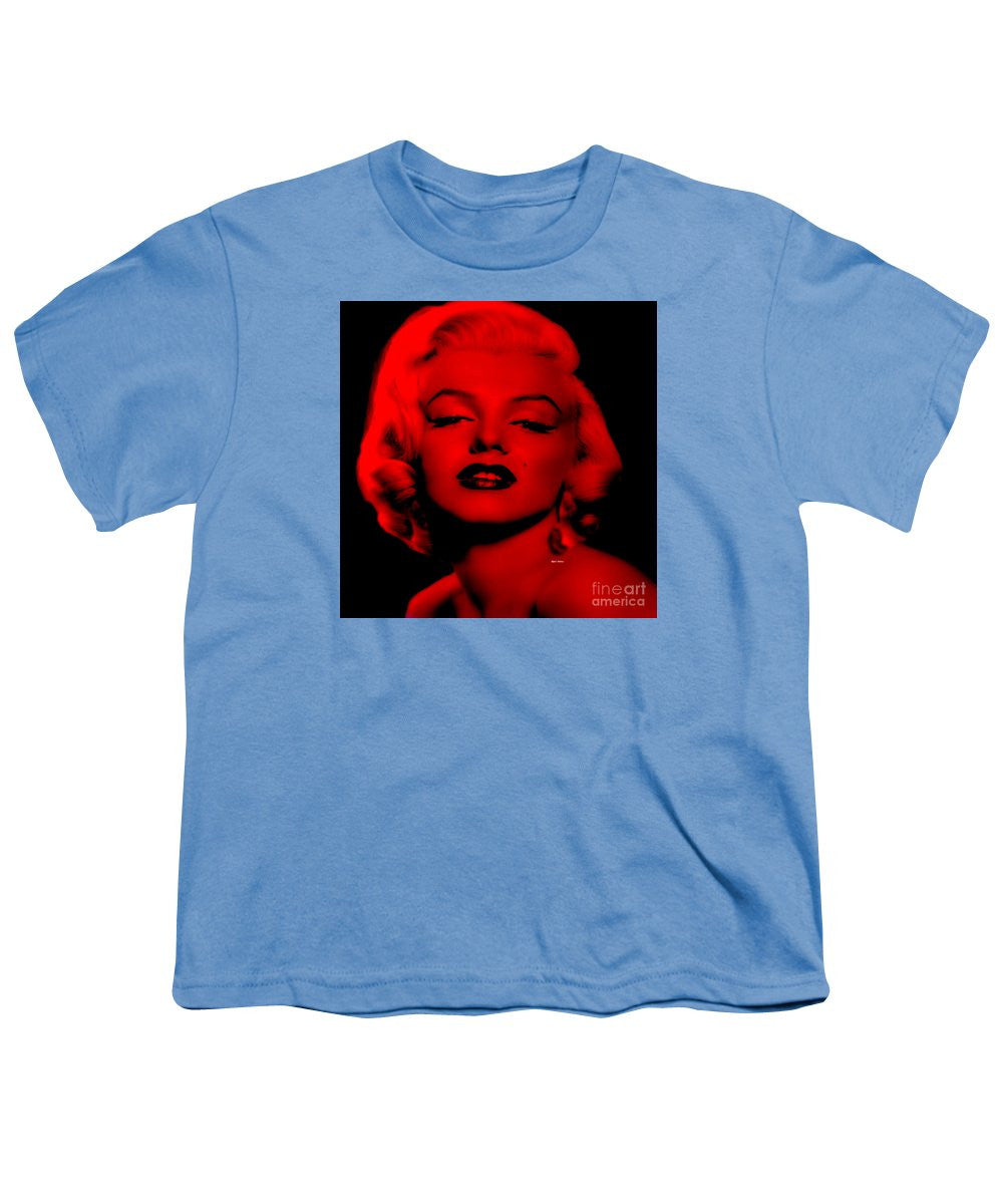 Youth T-Shirt - Marilyn Monroe In Red. Pop Art