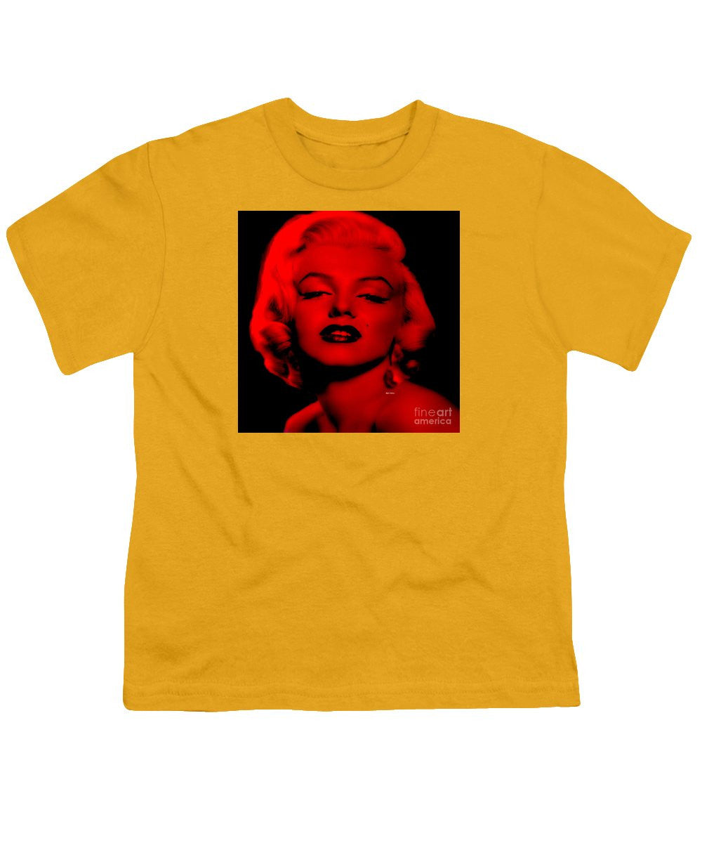 Youth T-Shirt - Marilyn Monroe In Red. Pop Art