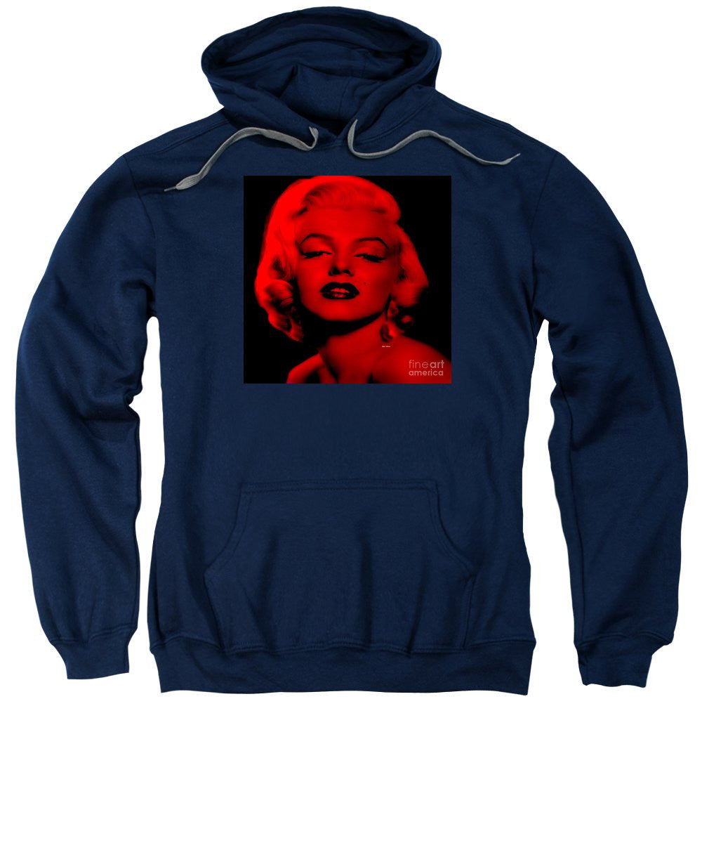 Sweat-shirt - Marilyn Monroe en rouge. Pop Art